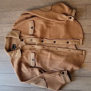 Lily & Lottie brown oversized shacket size xs/s